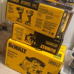 De Walt saw ,atomic drill And Rotary drill