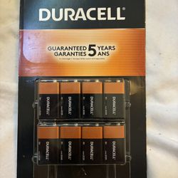 Duracell 9V 8 Pk $20