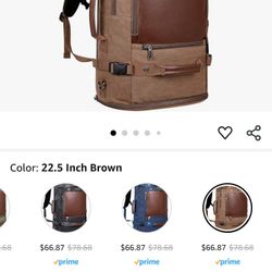 Witzman Canvas Backpack/Rucksack