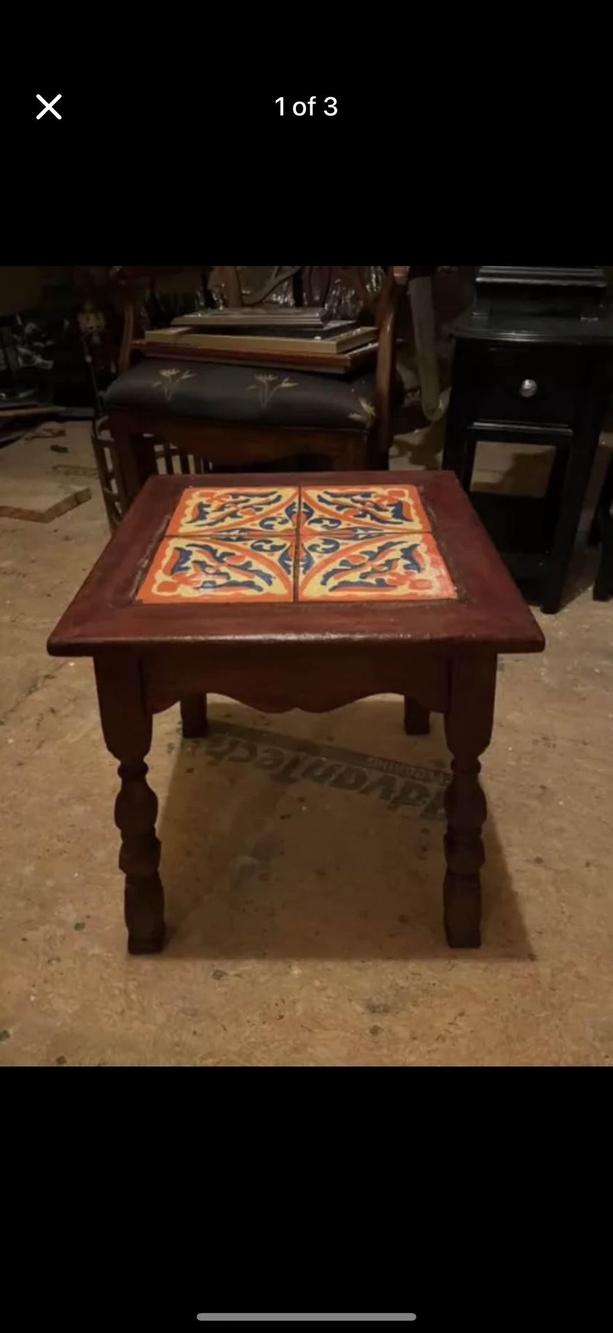 RARE 1920S D&M SPANISH REVIVAL MISSION EARLY CALIFORNIA TILE TABLE TUDOR MALIBU