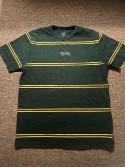 Vans Forest Green Striped T-Shirt | Men’s Large