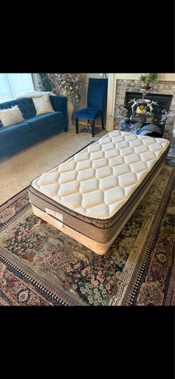 Twin mattress/box spring (like new)
