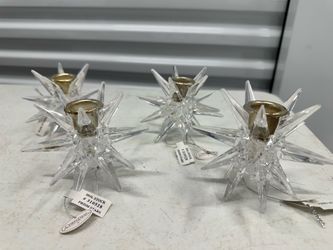 Star Candle holder/ Ornaments X4