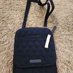 Vera Bradley Navy Blue Cross-Body Purse