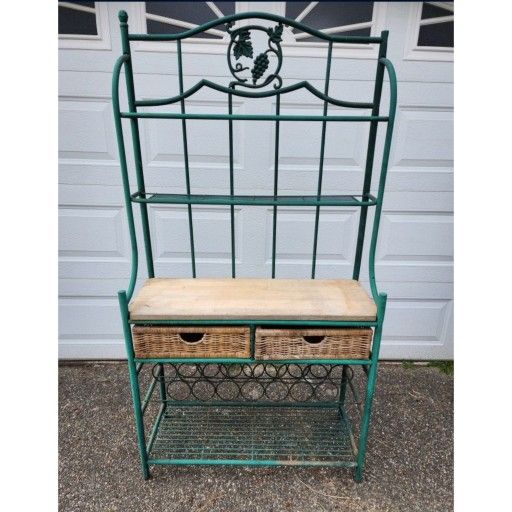 Metal Shelf, Gardening Potting Station, Bakers Rack