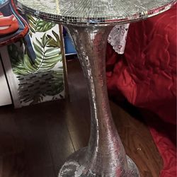4ft tall mosaic end table