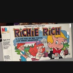 Richie Rich Board Game New & Vintage 