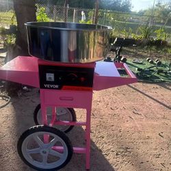 1000W Commercial Cotton Candy Machine with Stainless Steel Bowl Sugar Scoop and Drawer