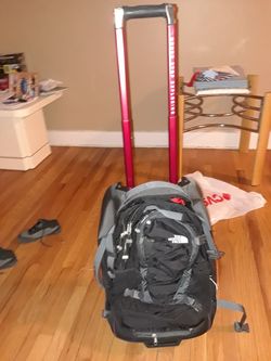 northface luggage on wheels