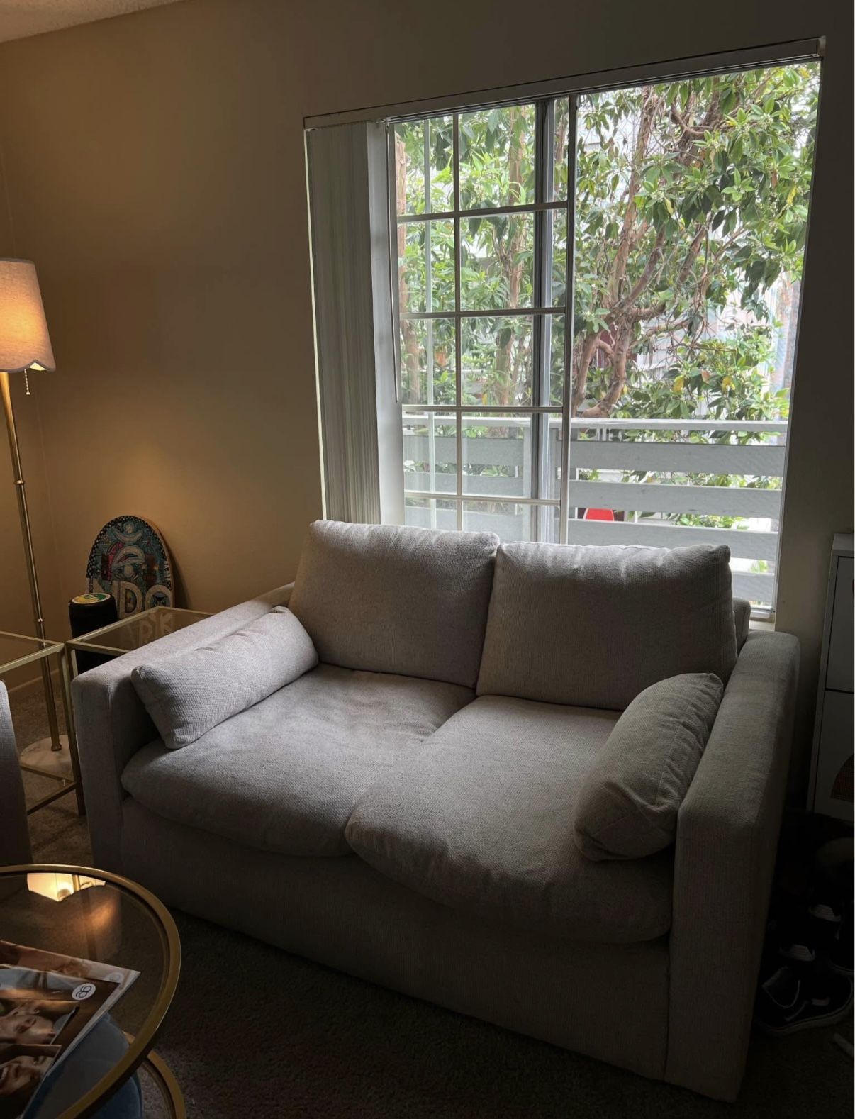 Ashley Furniture Beige Loveseat