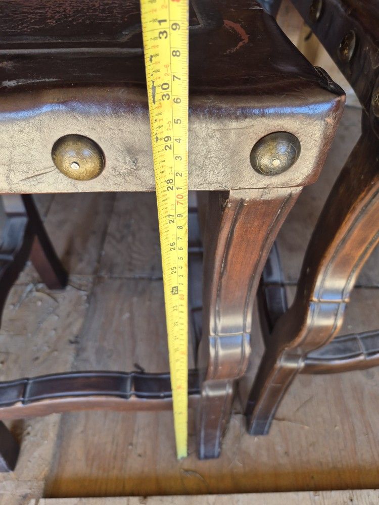 Tall Ornate Island Chairs $ For The Pair