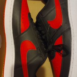 $100 W AF1 Shadow Women's Shoes Red ,Black, And White