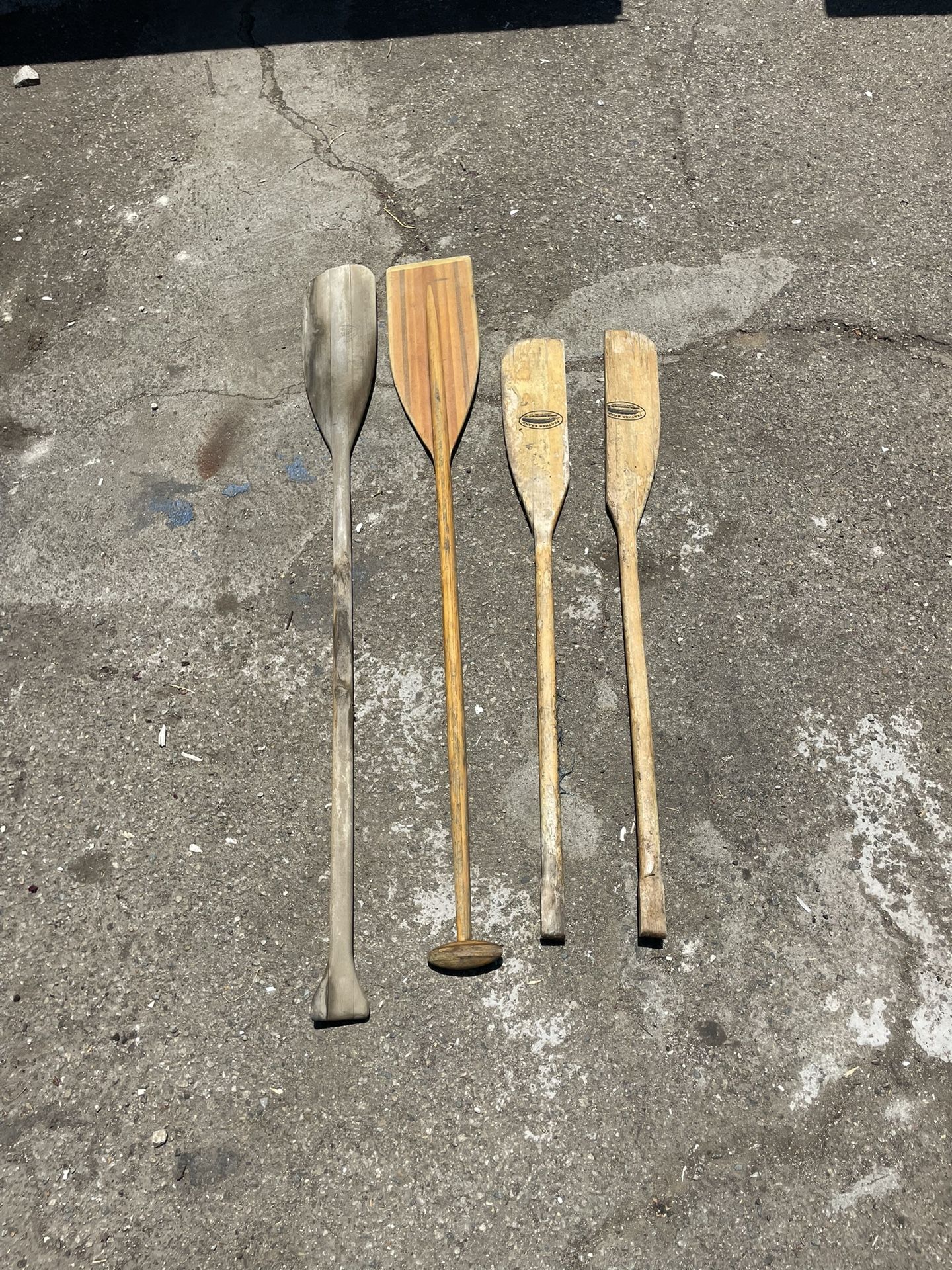 Wood boat pedals