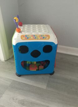 Alphabet activity cube