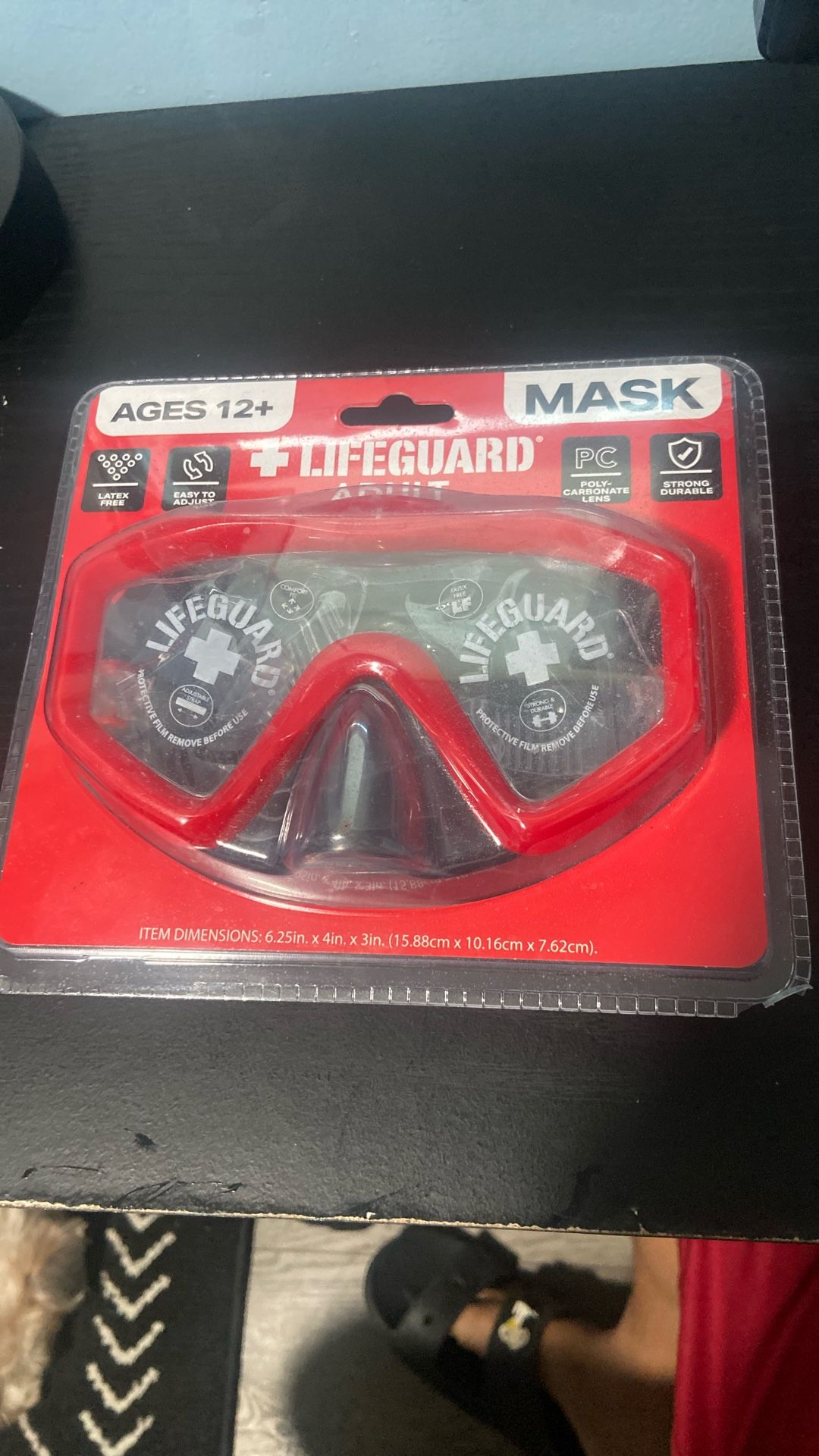 Lifeguard Adult Swim Mask – New in Package – Ages 12+