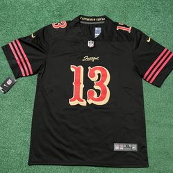 San Francisco 49ers Brock Purdy Black Jersey 