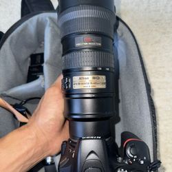 Nikon d 5600 + 70-200mm plus 18-55mm