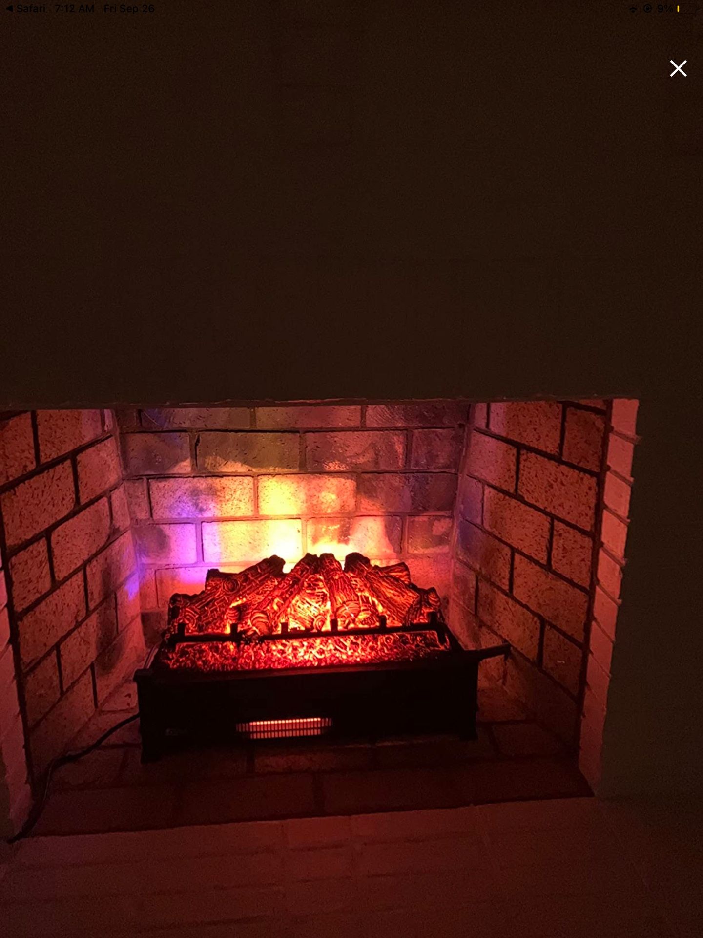 Electric Log Heater