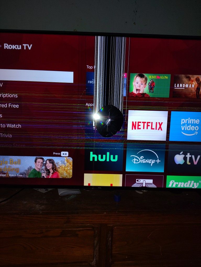 Broken 55 Inch Roku TV