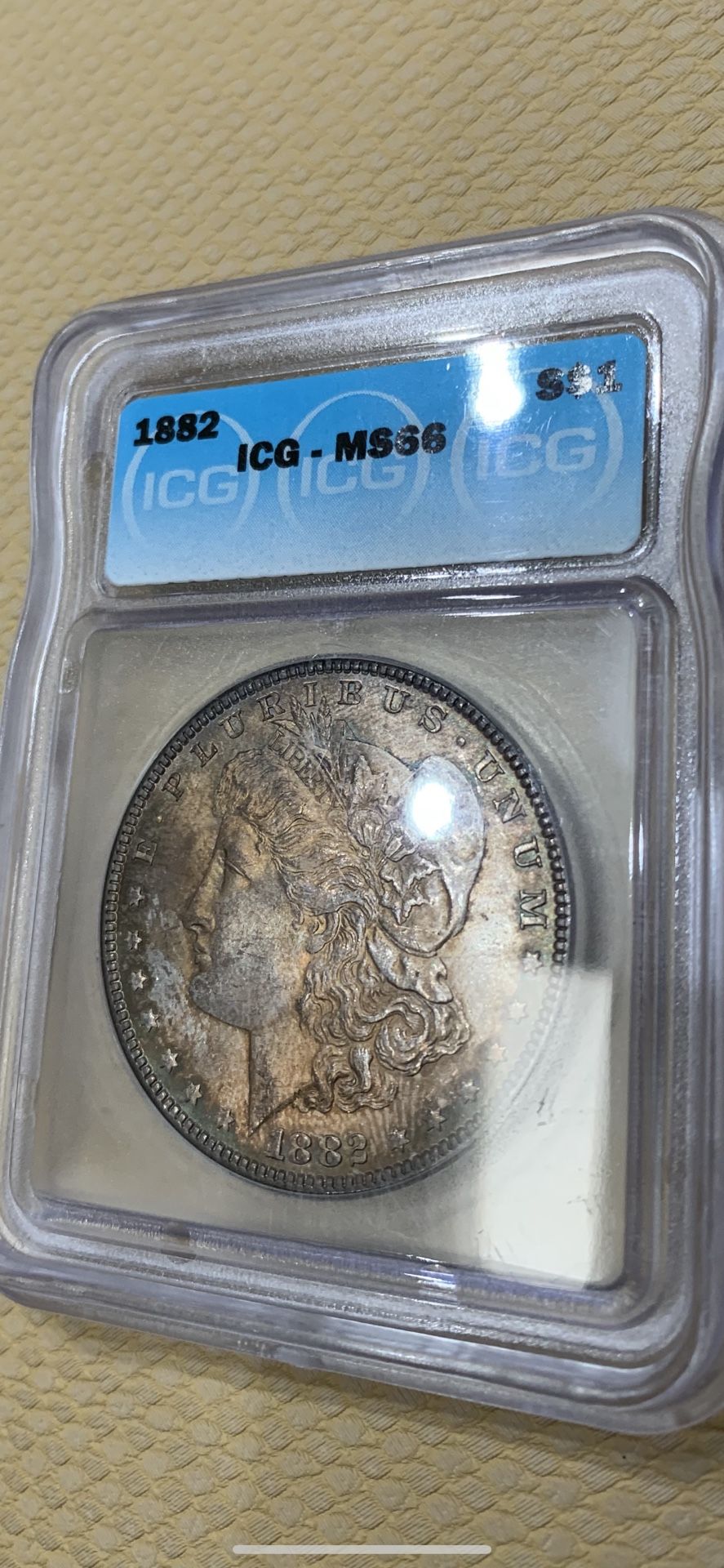 1882 P Morgan Silver Dollar MS66 