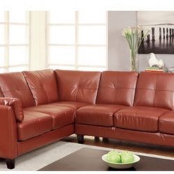 New Red Sectional Couch ! Free Delivery 🚚 ! Financing Available  ! 