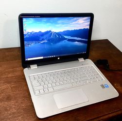 HP X360 2-in-1 15.6” Touch Screen Laptop Computer with i5, 8 GB Ram, 750 GB HDD Windows 10