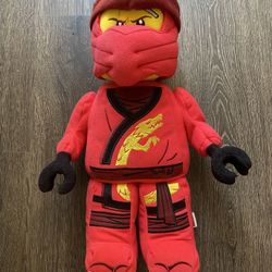 LEGO NINJAGO Kai Ninja Warrior 14" Plush Character Red Stuffy Stuffed Doll
