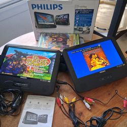 Philips 9 Inch Dual DVD 