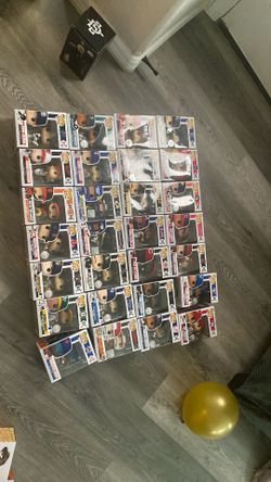 MLB Funko pops with 3 nfl ones.