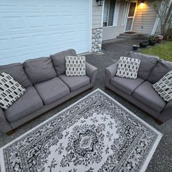 Gray Sofa and Loveseat Delivery Available 🚚