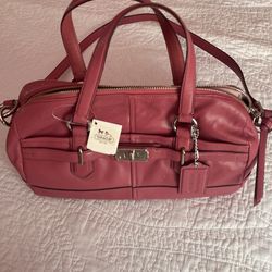 Coach Satchel Pink