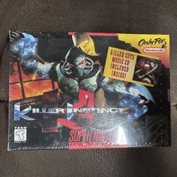 Killer Instinct New & Factory Sealed SNES Super Nintendo