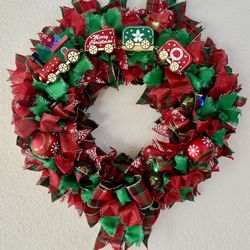 Christmas Wreath - Train 