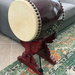 Taiko Drum 15.5” Head By 18” Tall (approx) 