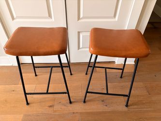 Set of 2 Modern Barstools