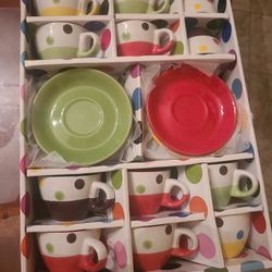 New Dozen Turkish Coffee Set 