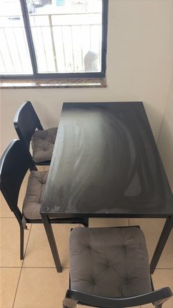 Small IKEA Dining Table with 3 Chairs