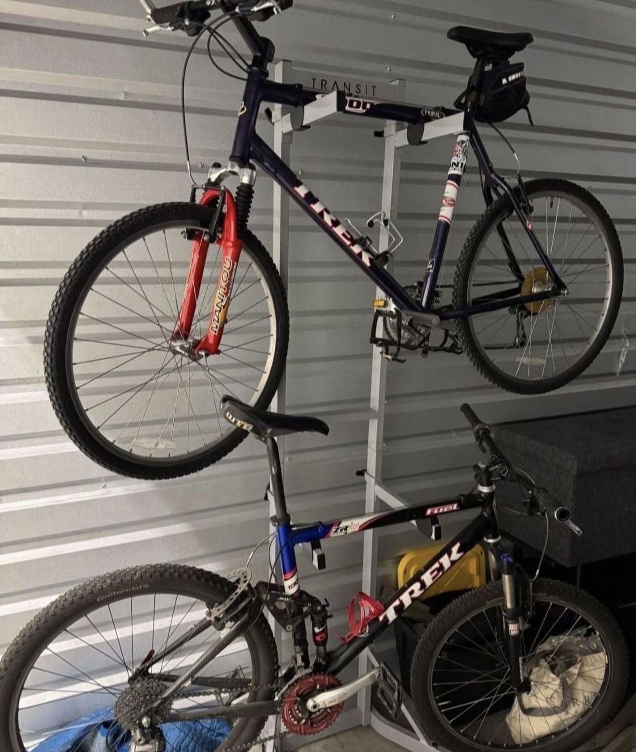 Space-Efficient Wall-Mounted Bicycle Rack