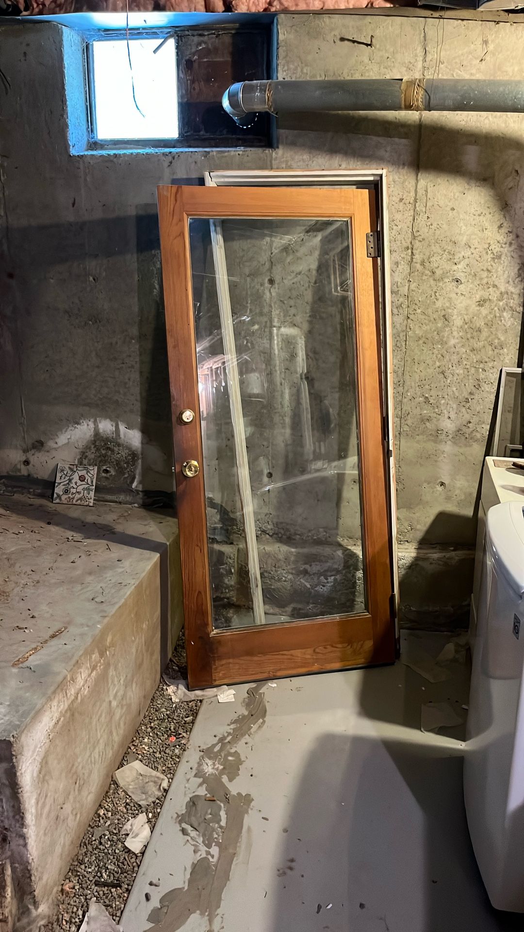 Glass door
