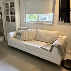 White Sofa( Like New)