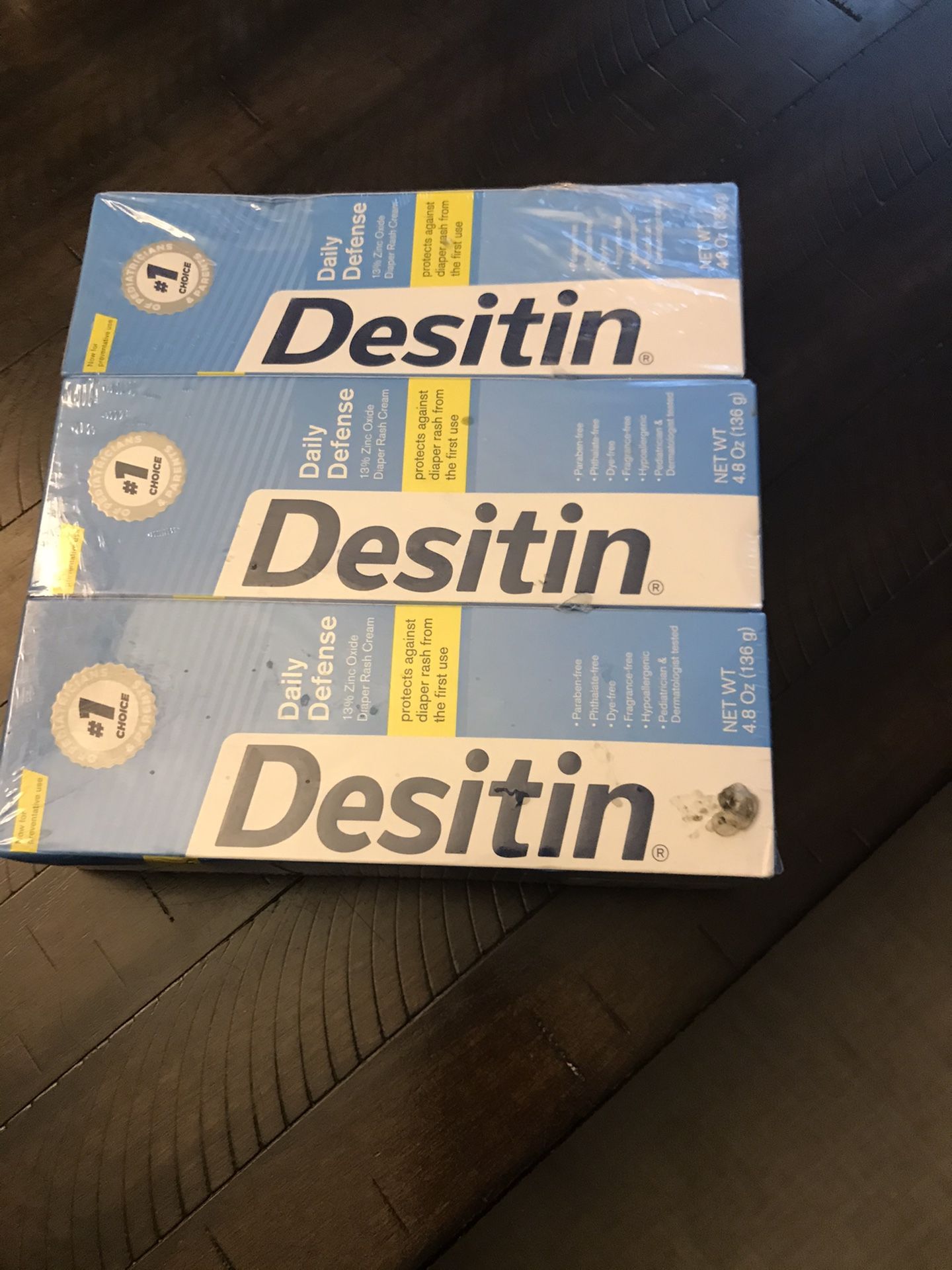 Desitin diaper rash cream 3 pack