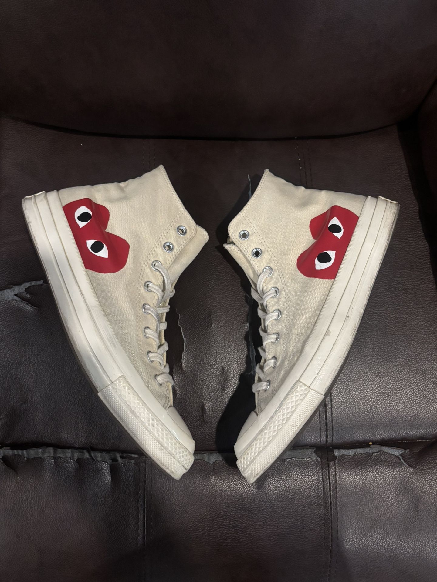 Comme Des Garcon Converse White Size 11
