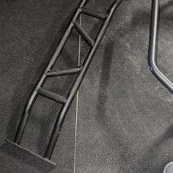 Multi-Grip Pull-Up Bar Attachment for squat rack.