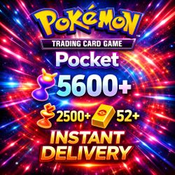 Pokemon TCG Pocket Account 5600+ Pack Hourglass