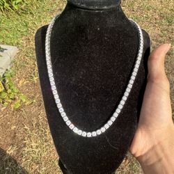  Diamond Test Approved Moissanite Tennis Necklace 