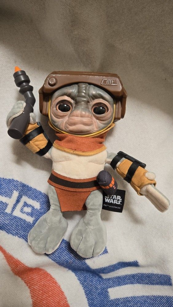 Star Wars Babu Frik talking plush