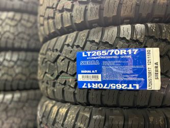 LT 265 70 17 A/T SET of Tires Brand New