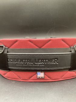 OCCIDENTAL LEATHER PROFORMANCE BELT- DEEP RED**(FINANCIAMOS/WE FINANCE)**