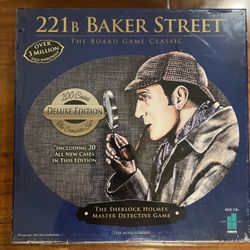 Deluxe 221B Baker Street Board Game - 200 Intriguing Adventures 2-6 Players New