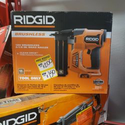 Ridgid Brushless Brad Nailer
